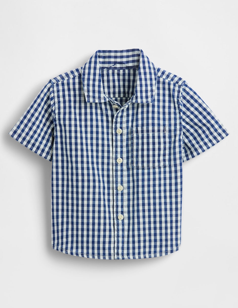 Camisa casual de algodón manga corta para bebé niño 2
