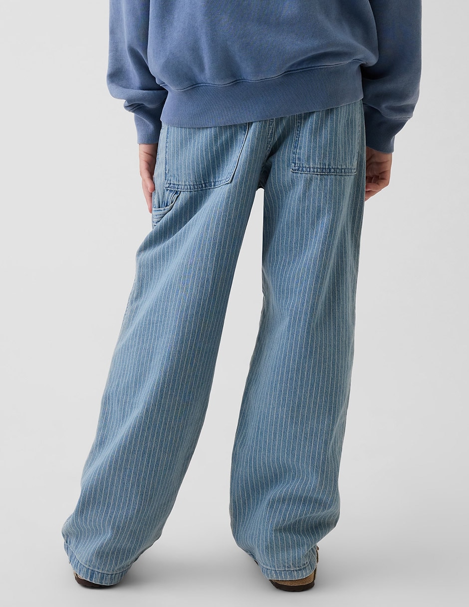 Jeans baggy lavado medio para niño 3