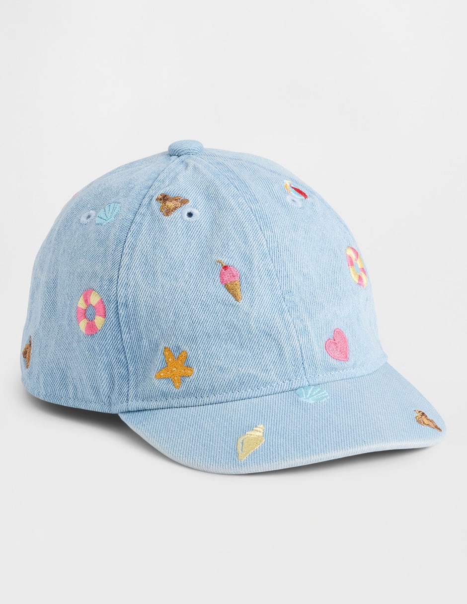 Gorra visera semicurva velcro para niña Gorra visera semicurva velcro para niña