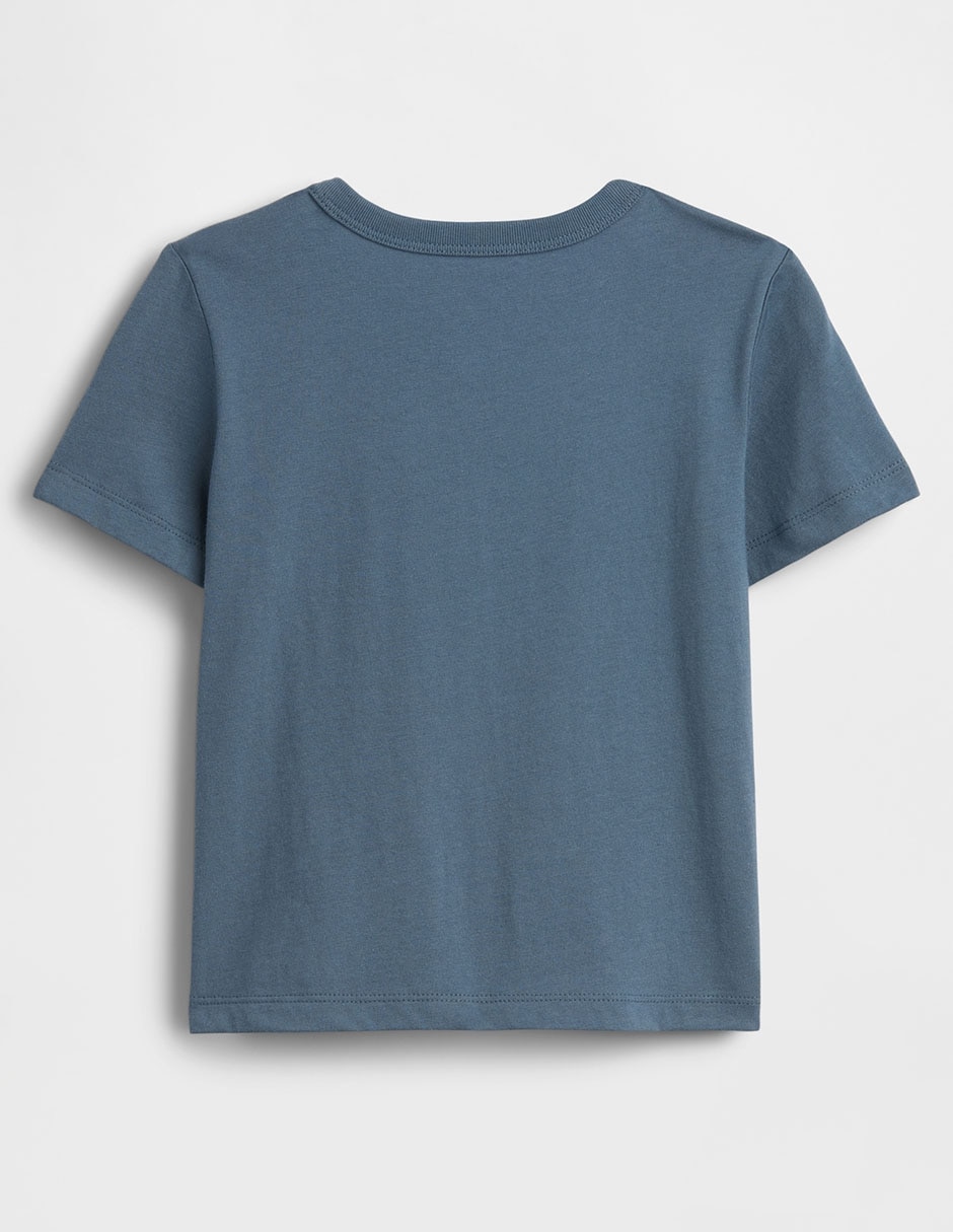 PLAYERA GAP 877, 4T AÑOS, GRIS OBSCURO
