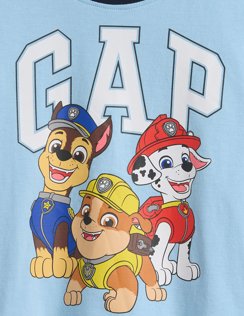 Playera Marshall, Rubble y Chase Nickelodeon Jr manga corta para niño 3