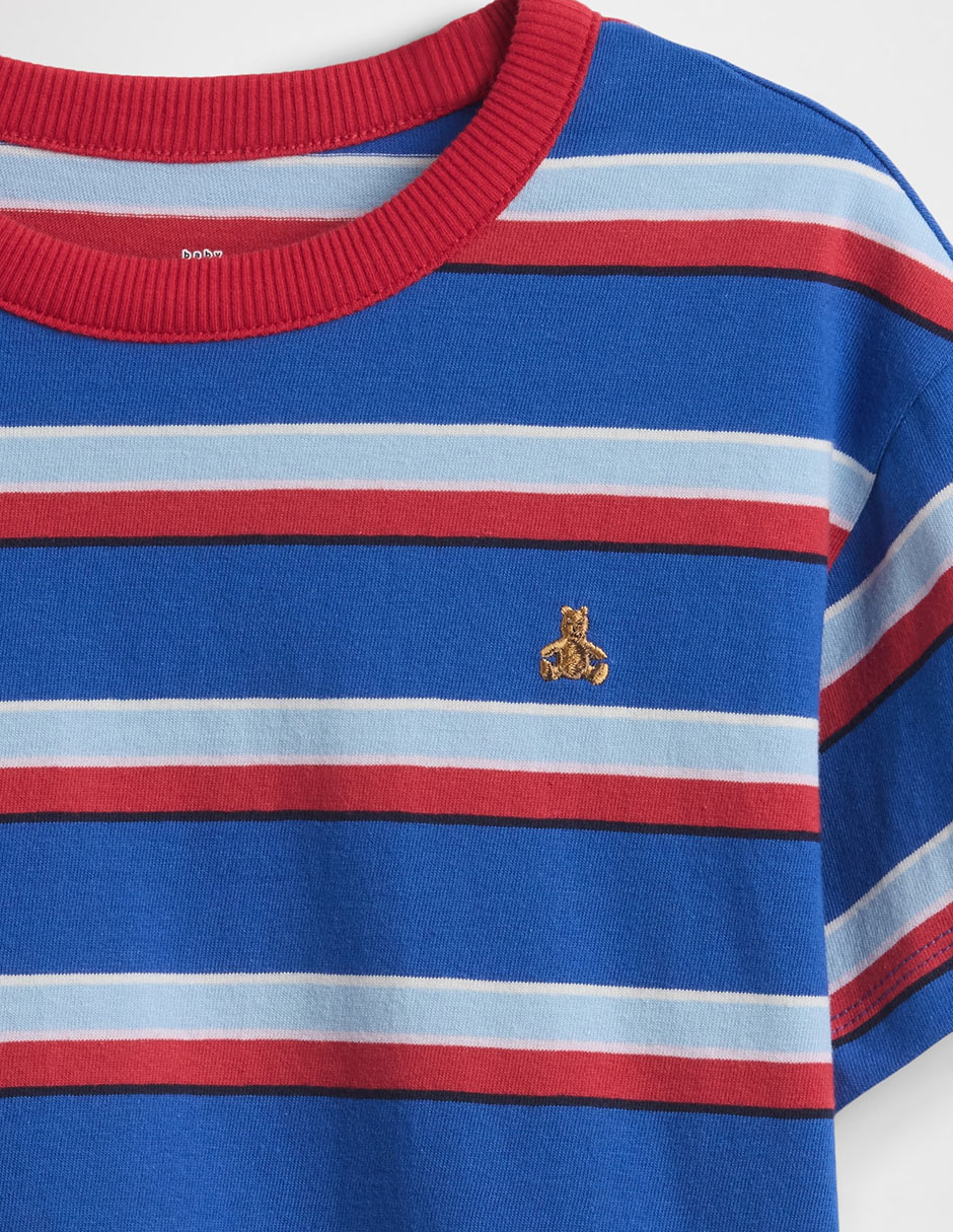 Playera manga corta para bebé niño