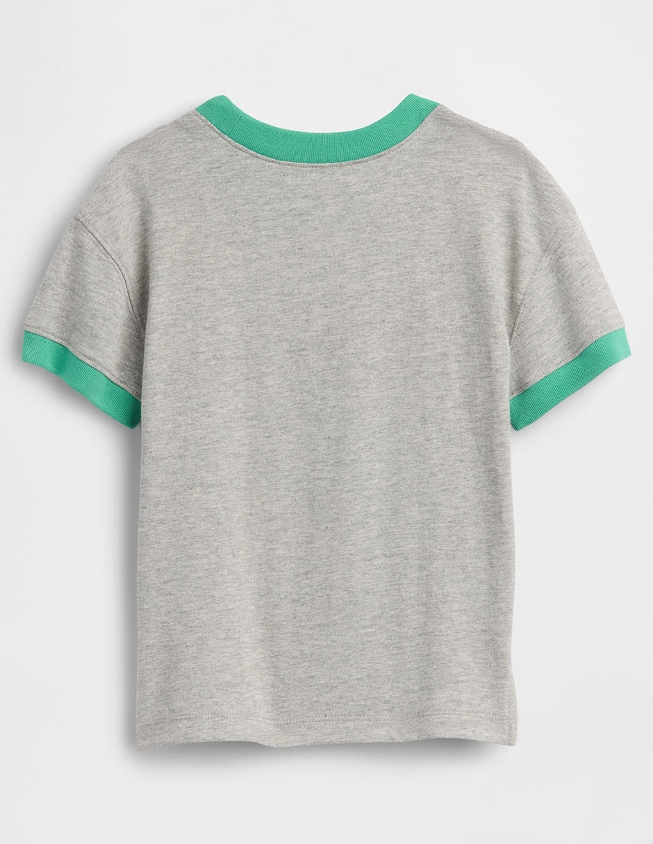 Playera manga corta para niño