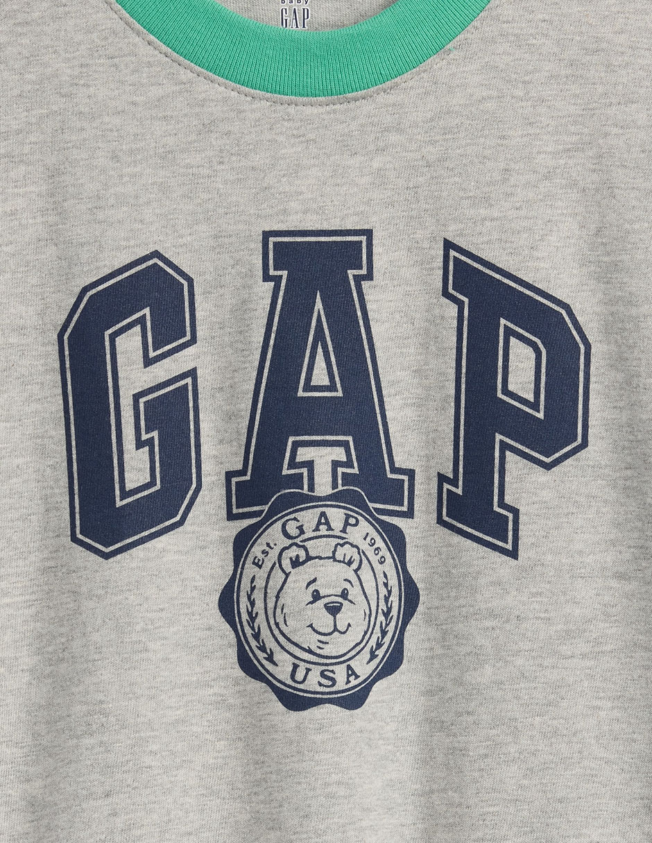 Playera manga corta para niño