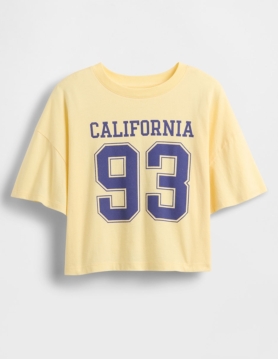PLAYERA GAP 880157 NIÑA, CH, AMARILLO