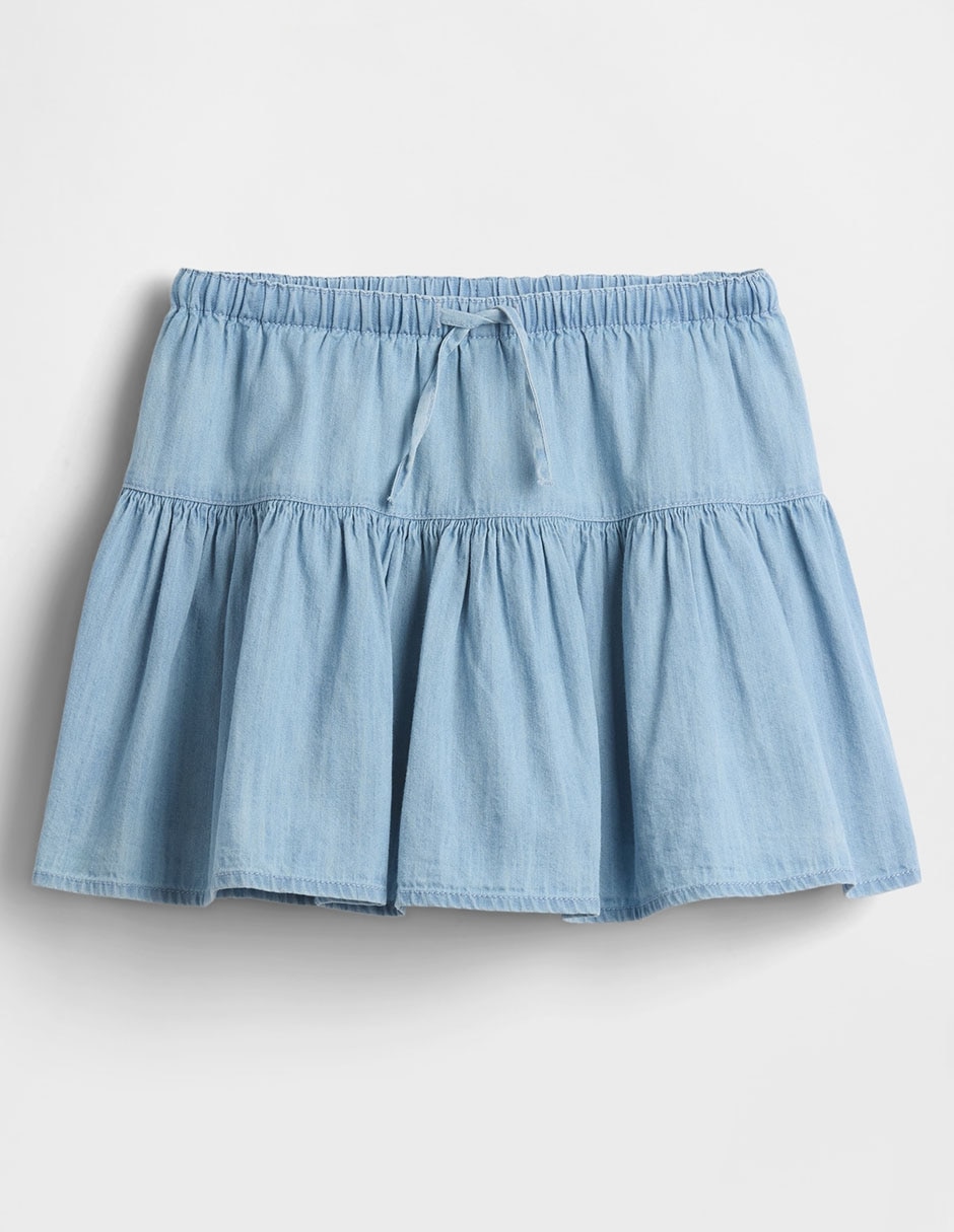 Falda short de mezclilla para niña 2
