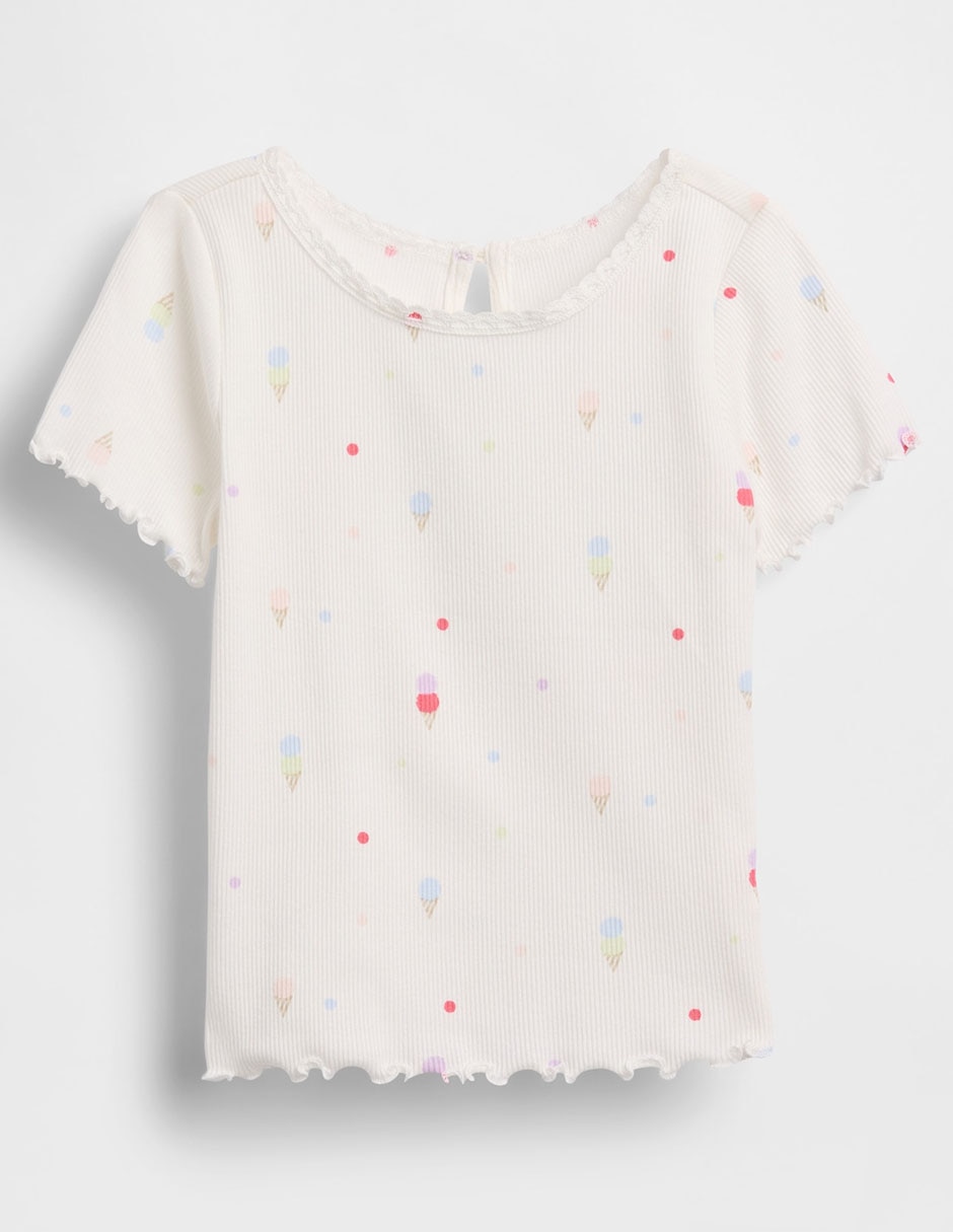Playera manga corta para niña Playera manga corta para niña