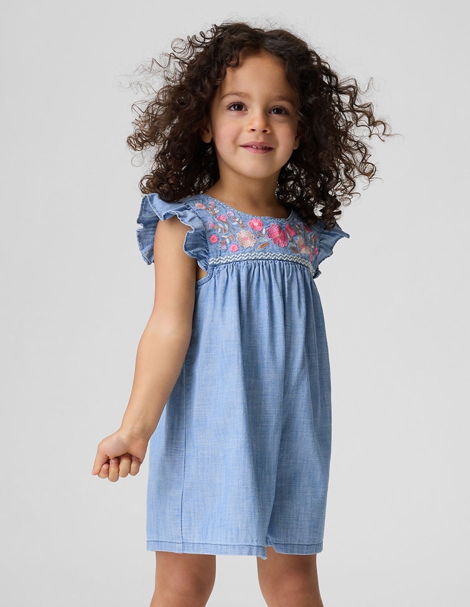 Romper de mezclilla para niña Romper de mezclilla para niña