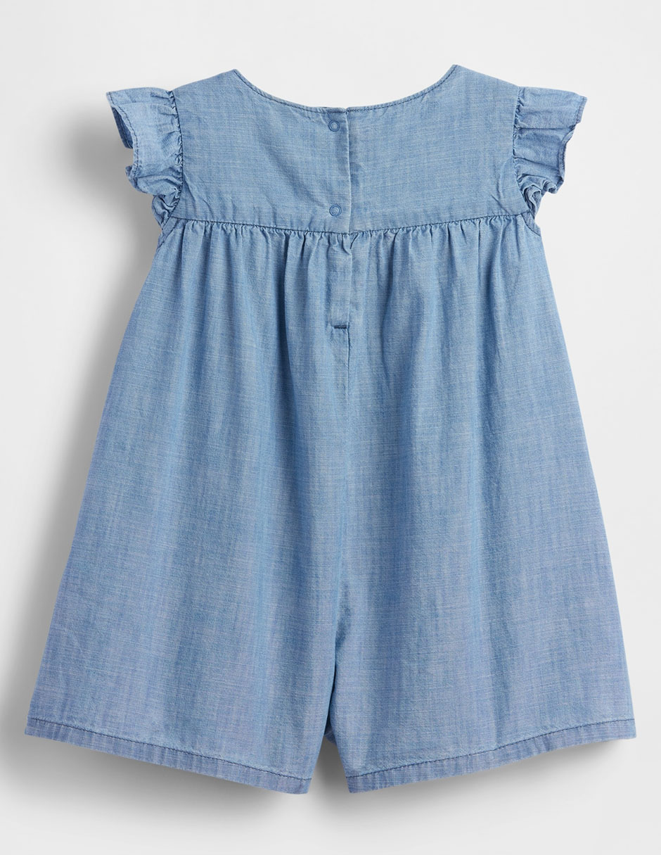 Romper de mezclilla para niña 3