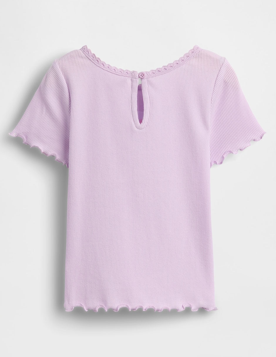 Playera manga corta para niña