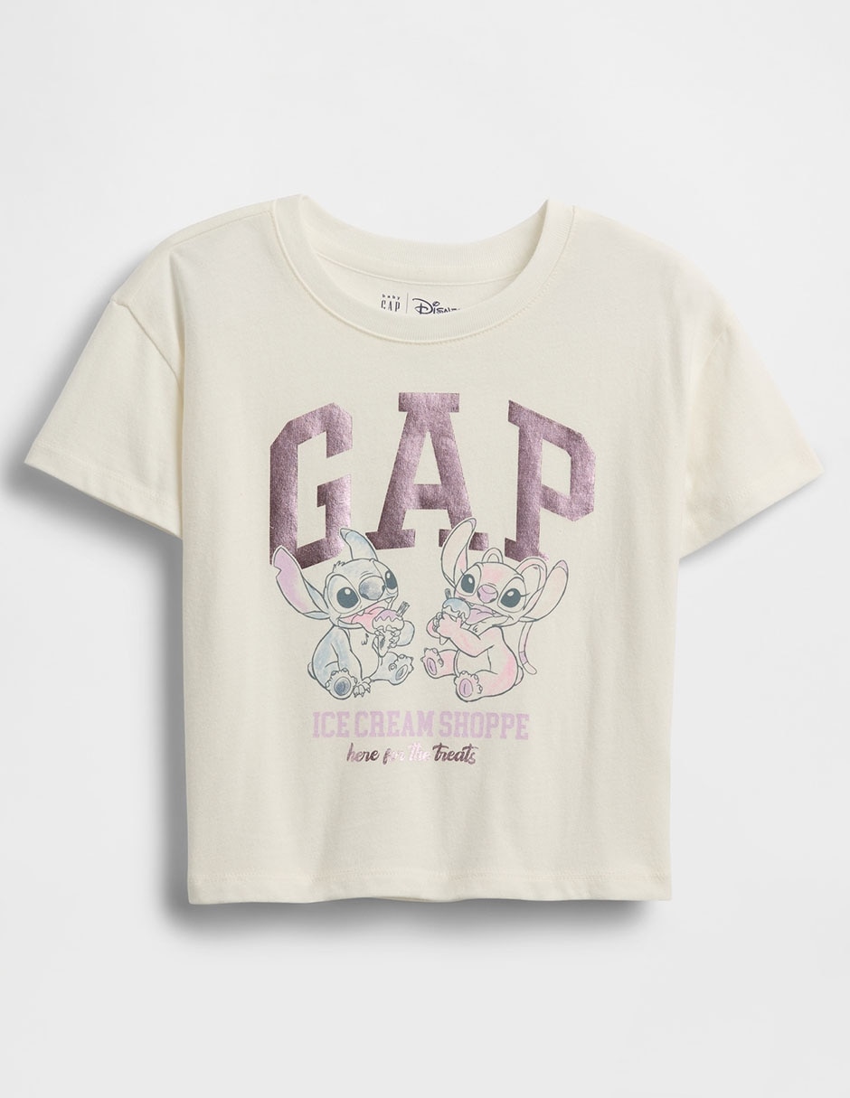 Playera manga corta para niña