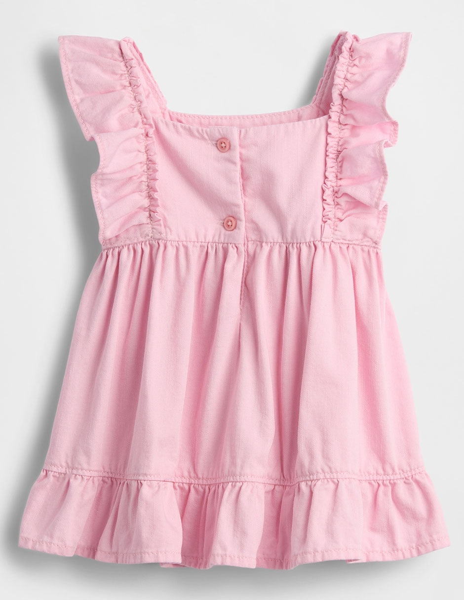 Vestido casual de algodón para bebé niña 2