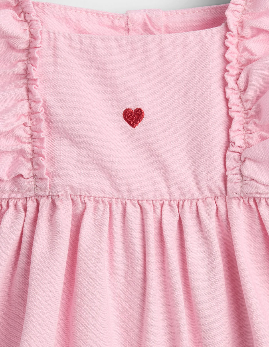 Vestido casual de algodón para bebé niña 3