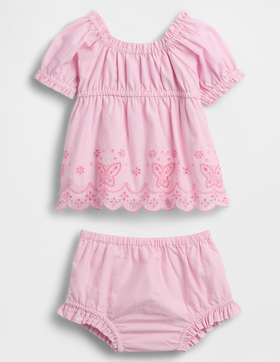 Conjunto de algodón para bebé niña