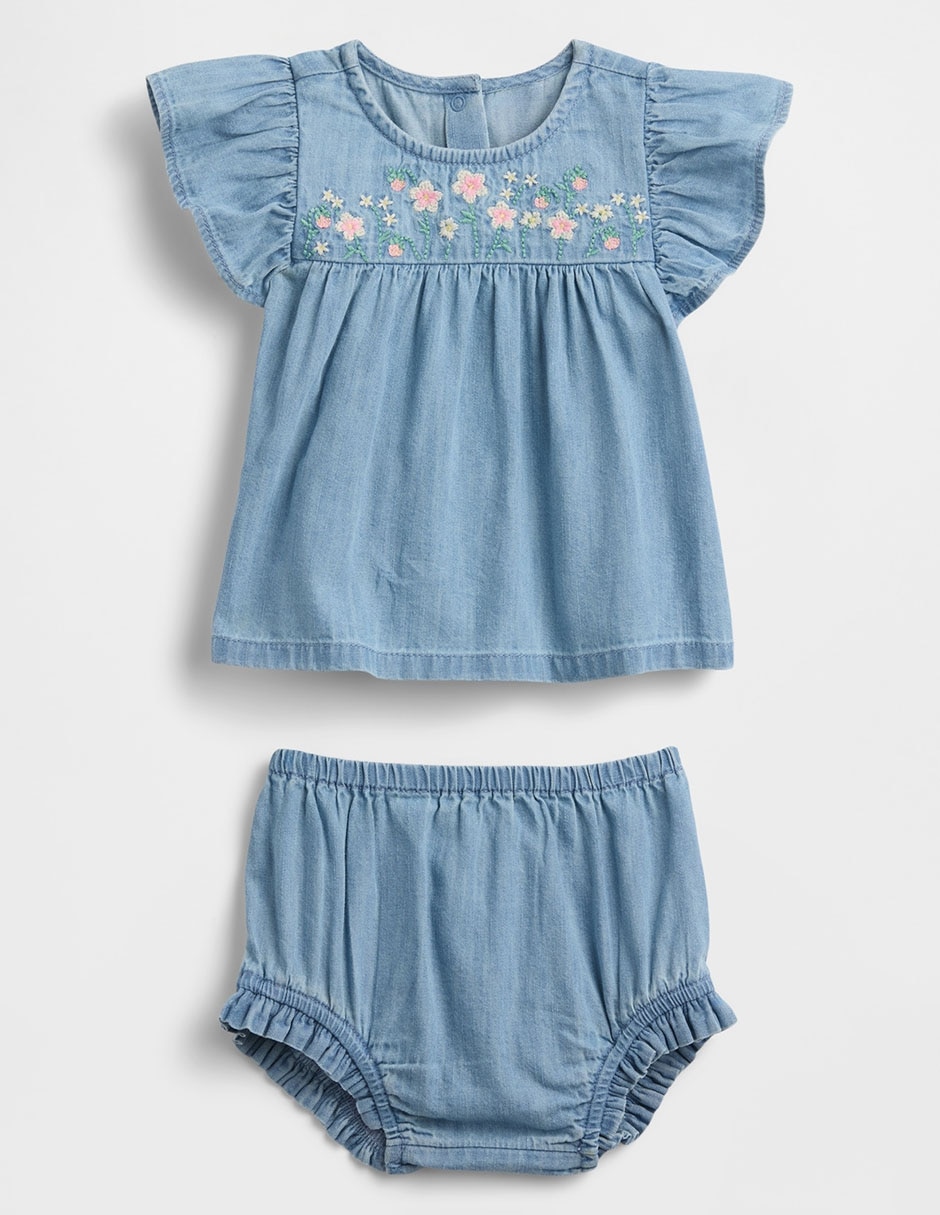 Conjunto de algodón para bebé niña