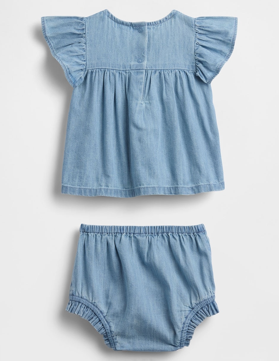 Conjunto de algodón para bebé niña 2