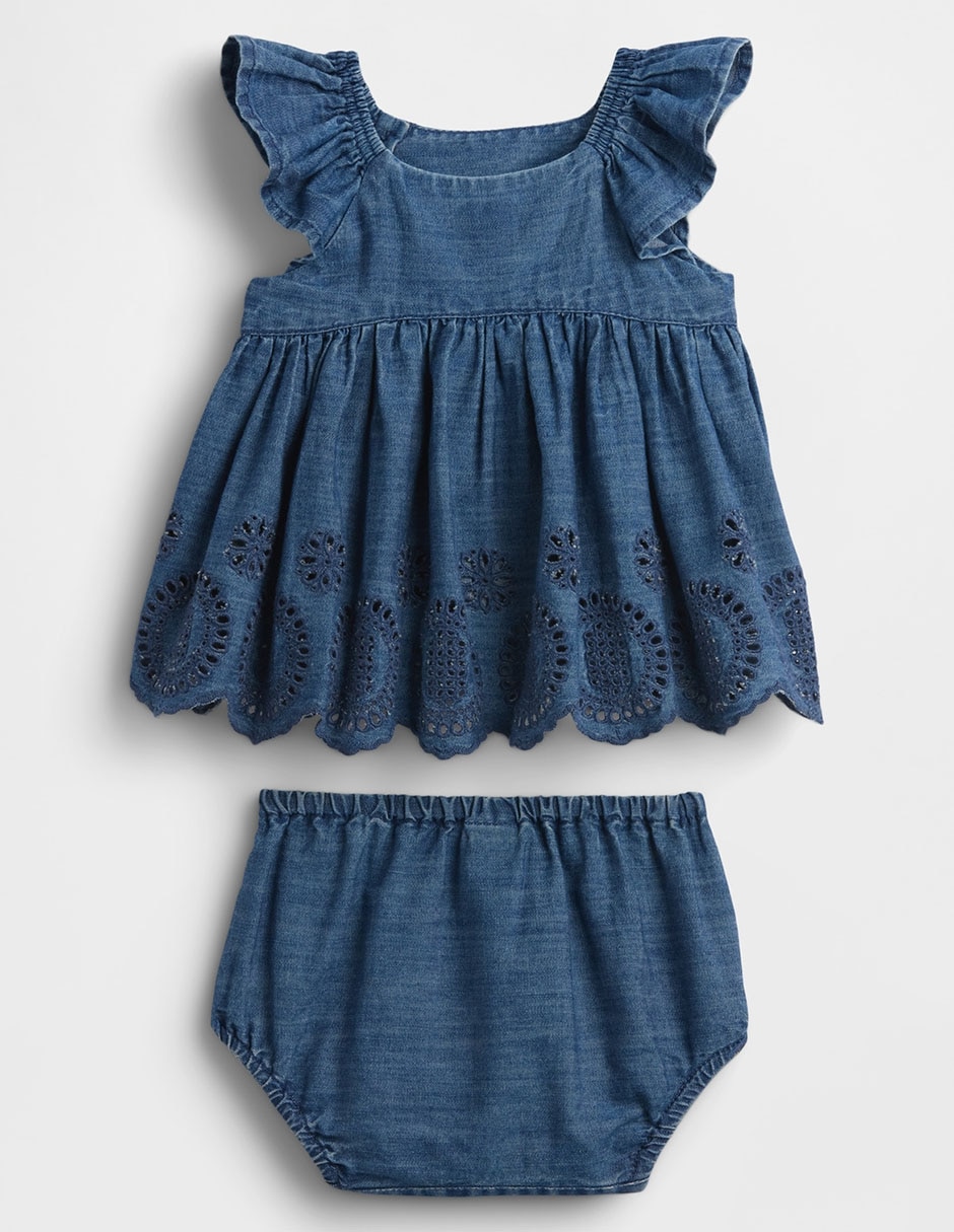 Conjunto de algodón para bebé niña 2