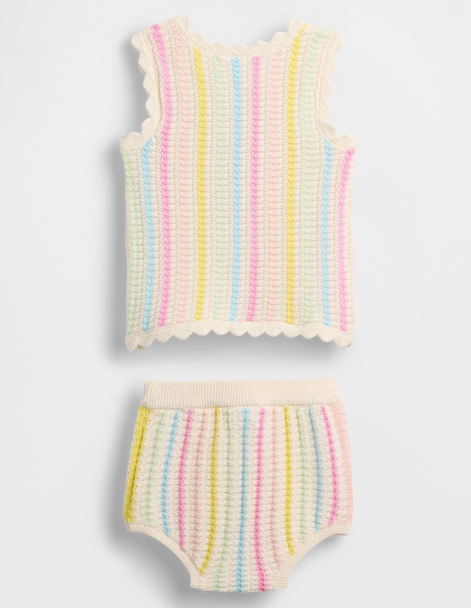 Conjunto de algodón para bebé niña 2