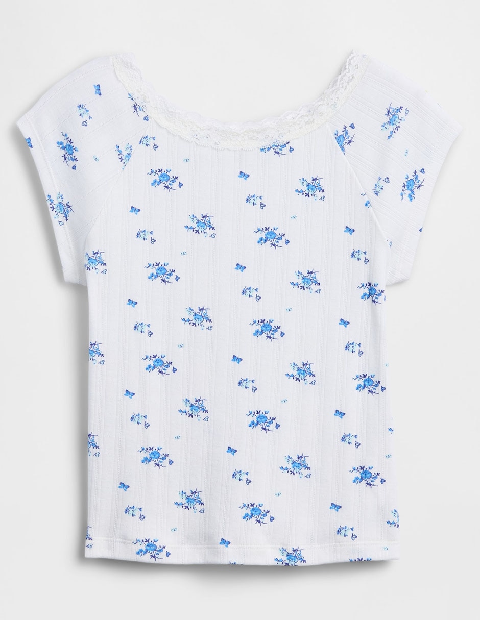 Playera manga corta para niña Playera manga corta para niña