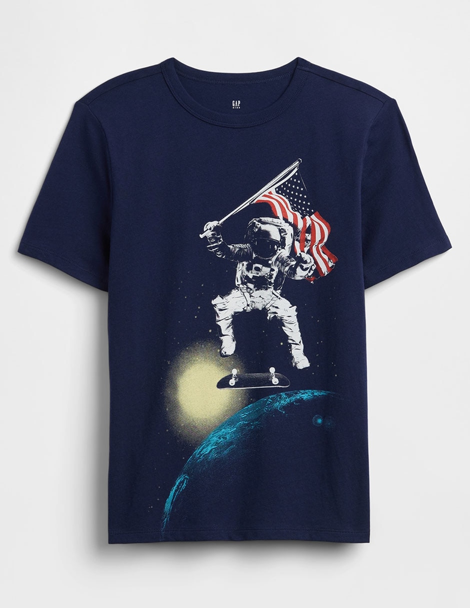 Playera manga corta para niño
