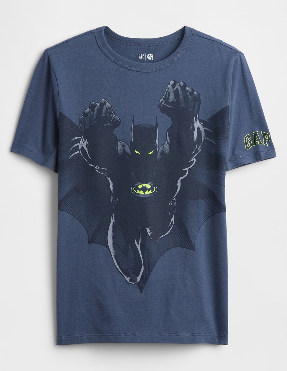 Playera Batman manga corta para niño Playera Batman manga corta para niño