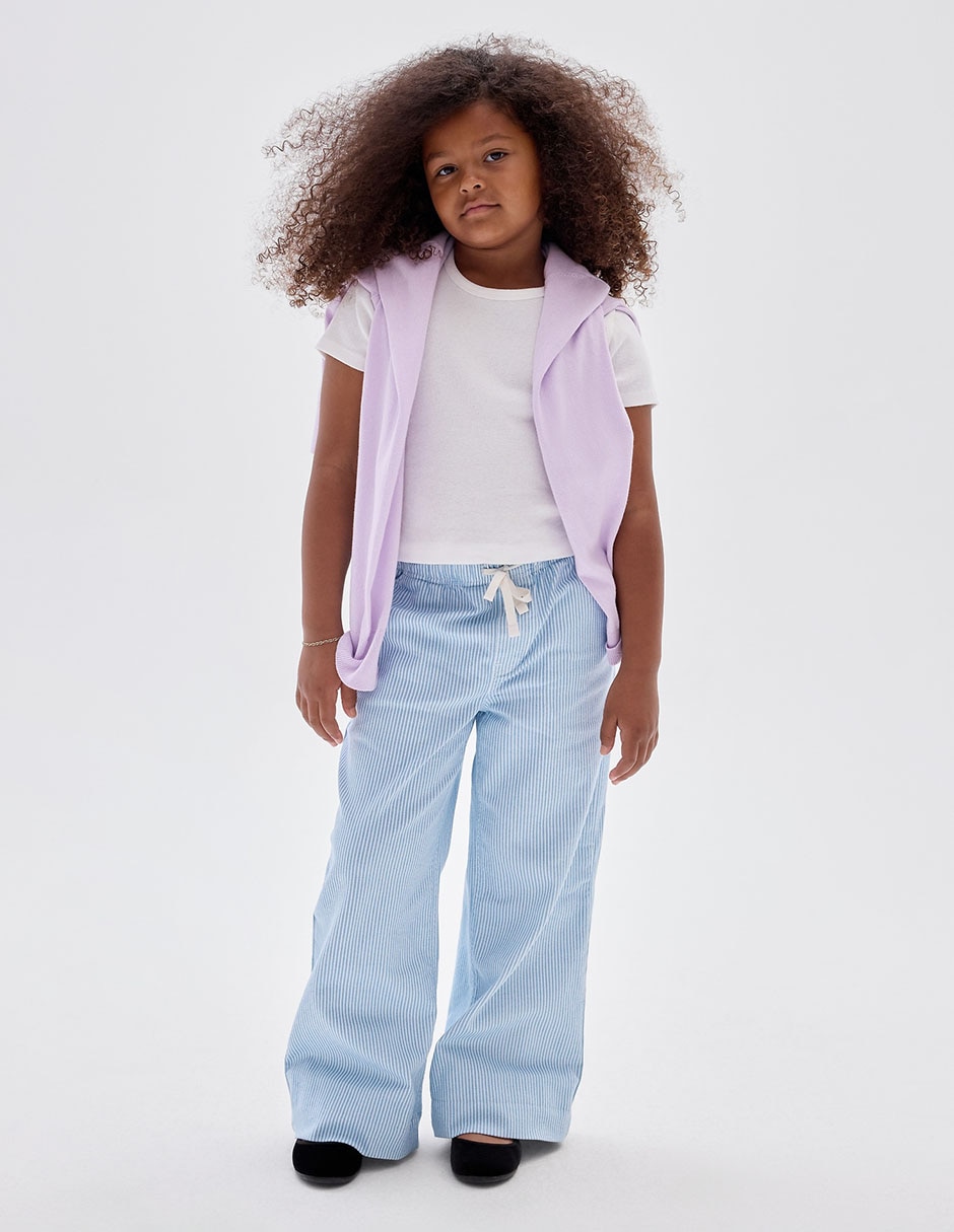 Jeans wide leg para niña 3