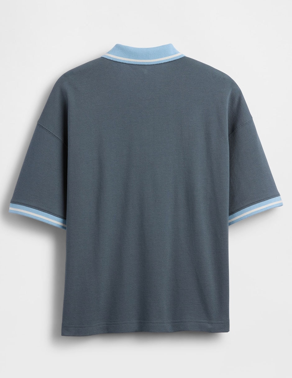 PLAYERA POLO GAP 887, XG, AZUL OBSCURO