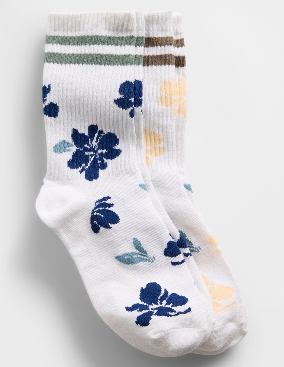 Set de calcetín de algodón para niño 2 pares
