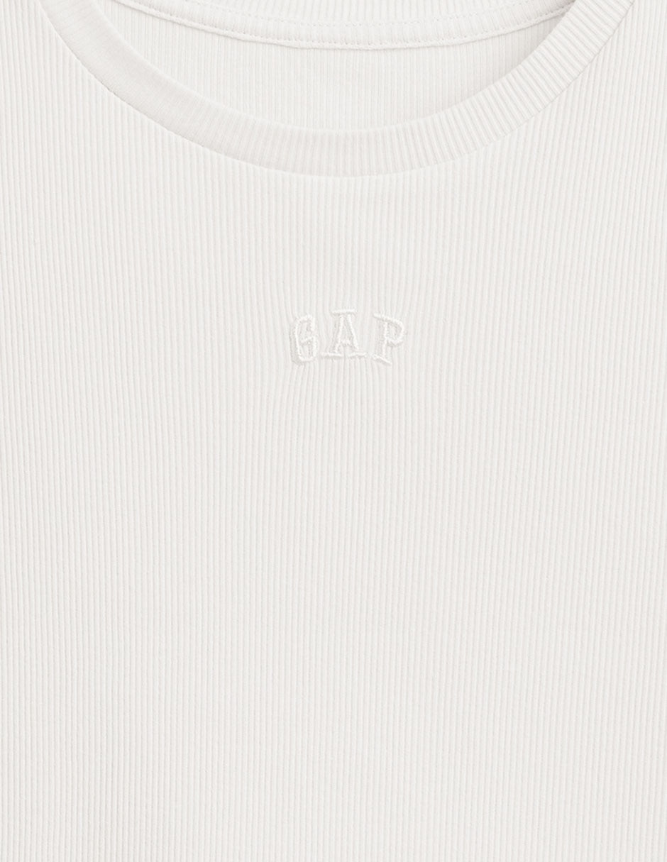 PLAYERA GAP 887298 NIÑA REG, XG, BEIGE