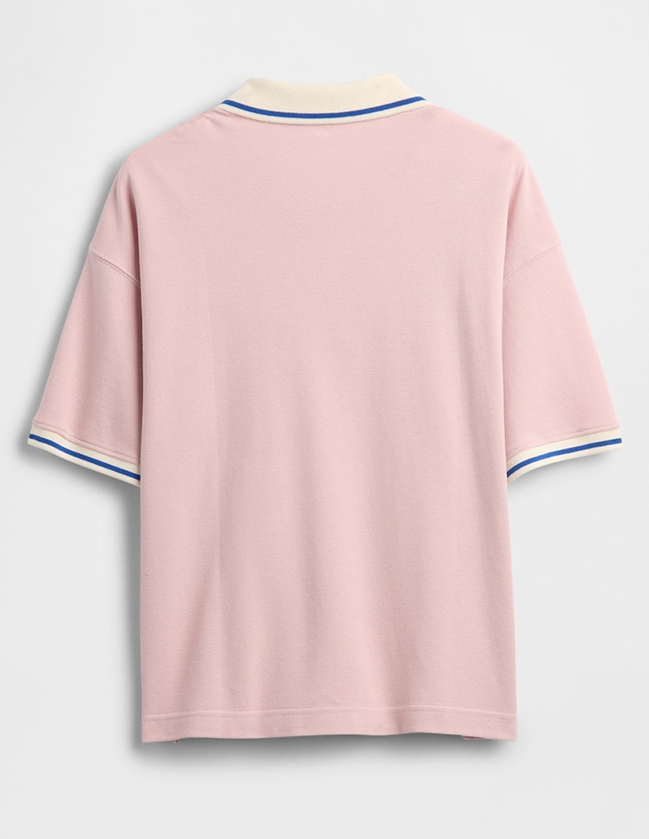 Playera tipo polo de algodón para niño 2