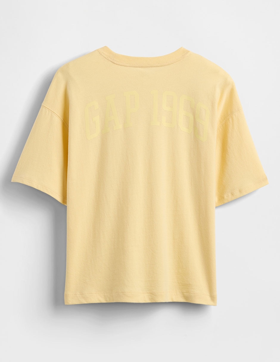 PLAYERA GAP 887100 NIÑO, XG, AMARILLO