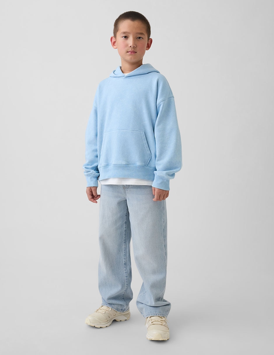 Jeans baggy lavado claro para niño Jeans baggy lavado claro para niño