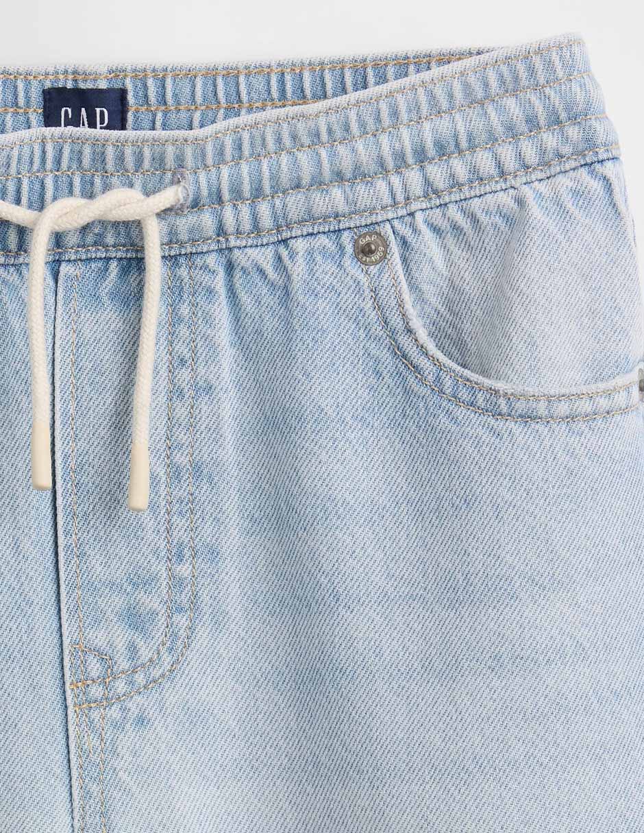 Jeans baggy lavado claro para niño 5