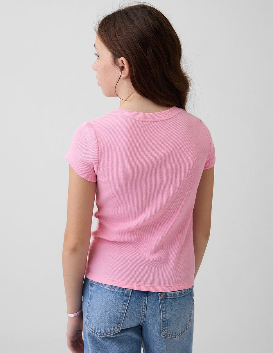 Playera manga corta para niña 3