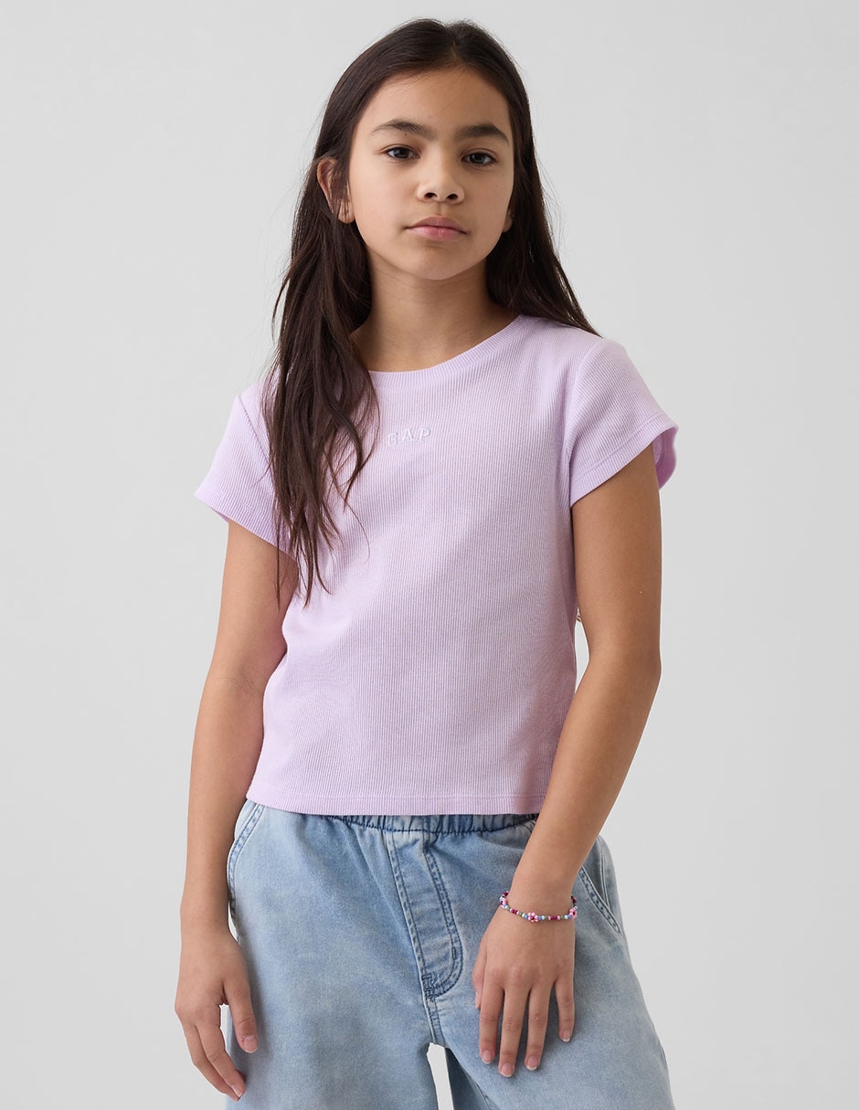 Playera manga corta para niña Playera manga corta para niña