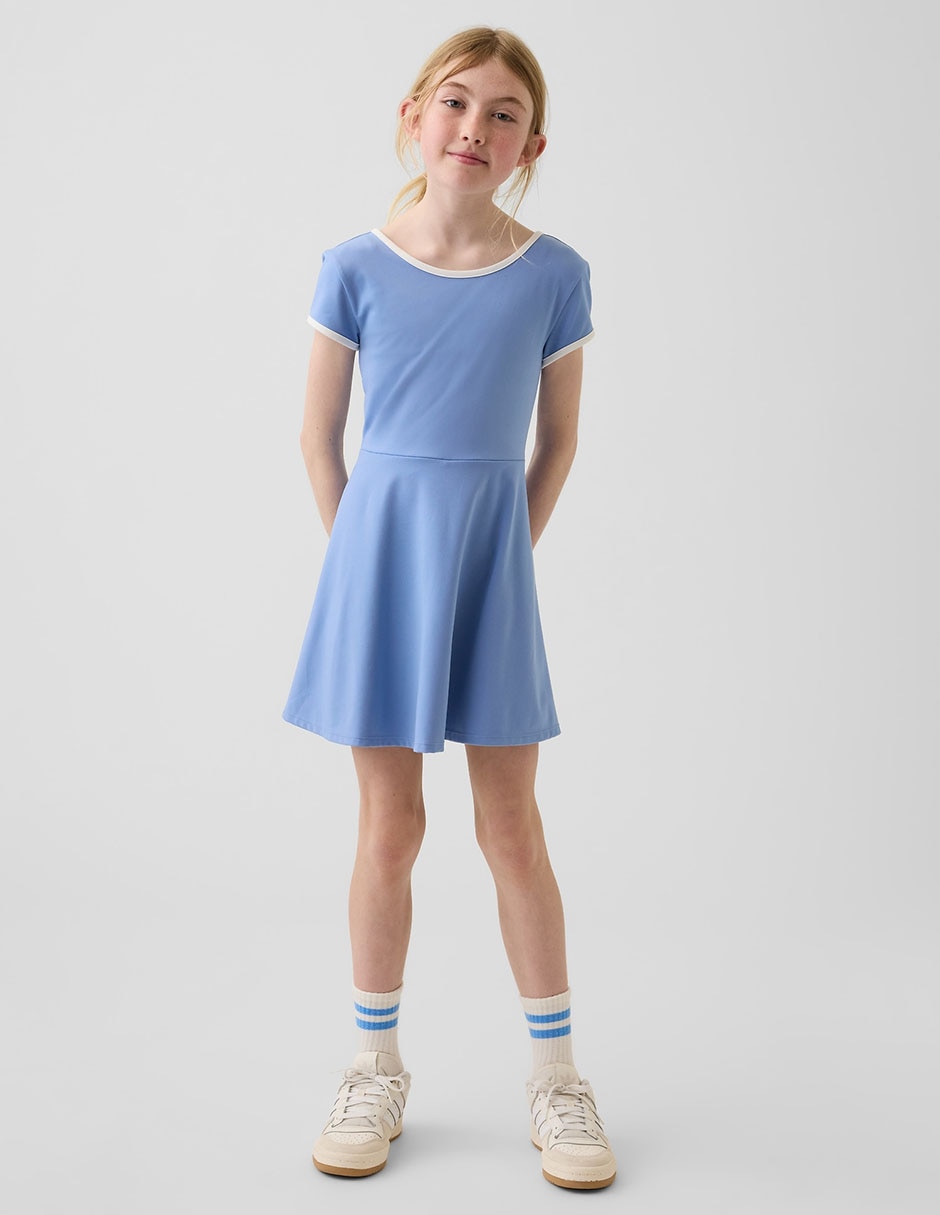 Vestido manga cap para niña Vestido manga cap para niña