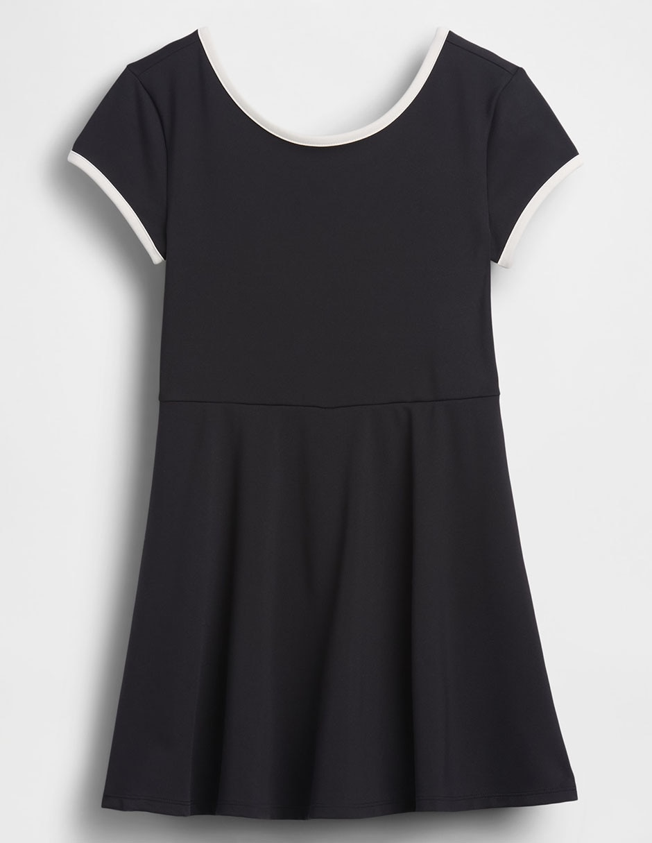 Vestido manga cap para niña