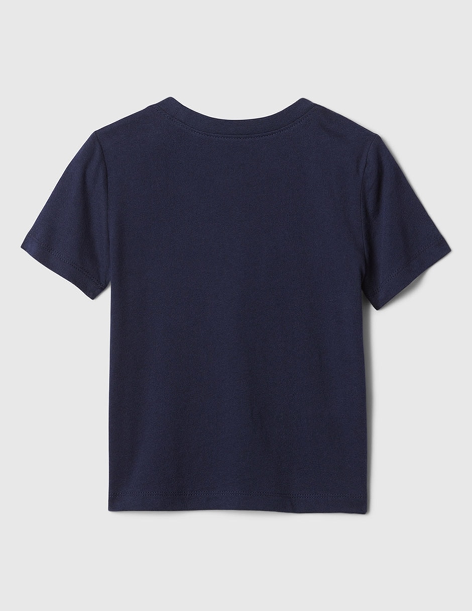 PLAYERA GAP 6097, 3T AÑOS, AZUL MARINO