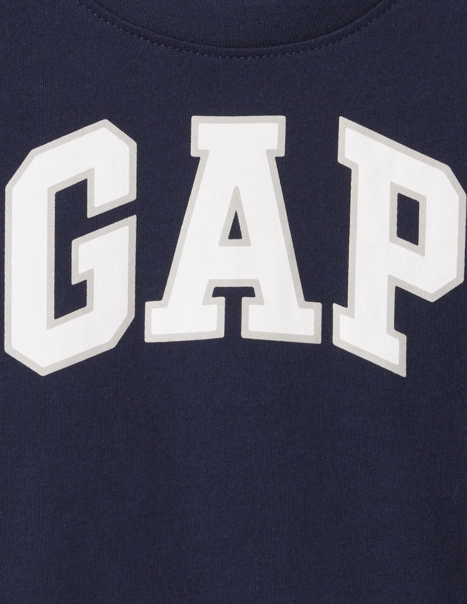 PLAYERA GAP 6097, 3T AÑOS, AZUL MARINO