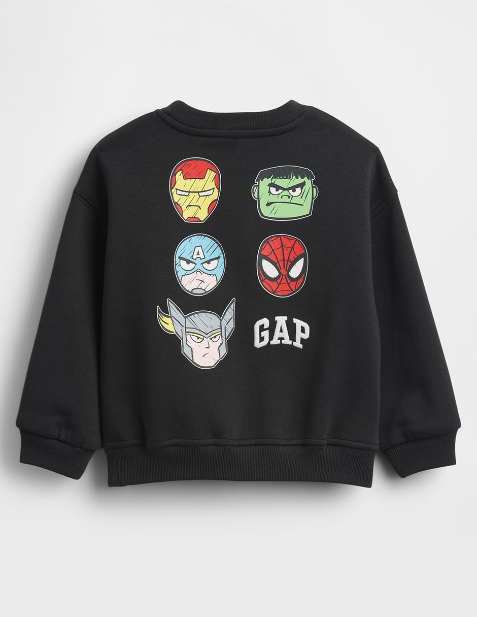 SUDADERA GAP 843754, 18-24 MESES, NEGRO