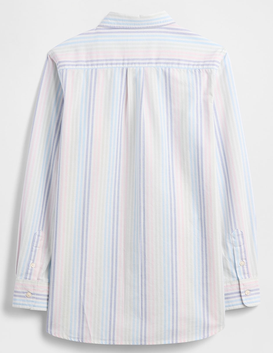 Camisa casual de algodón manga larga para niño