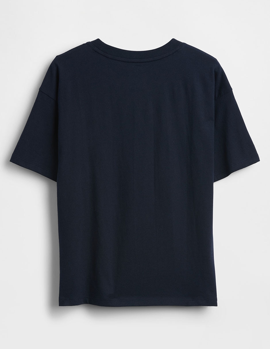 PLAYERA GAP 887096C NIÑO, M, AZUL MARINO
