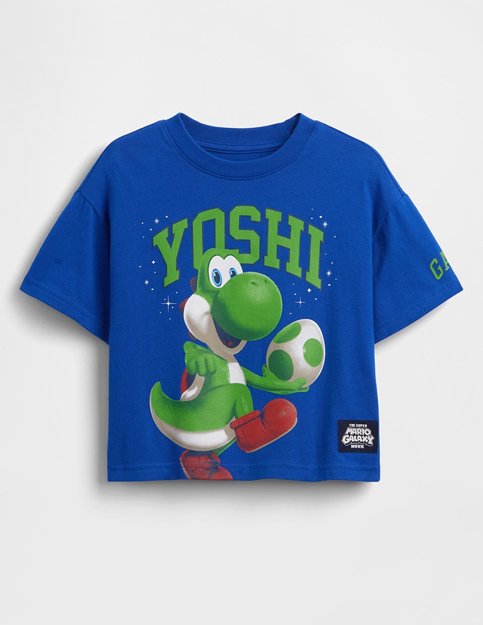 Playera Super Mario Bros manga corta para niño