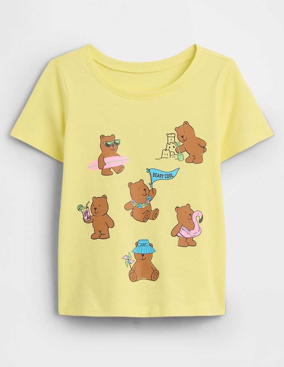 Playera manga corta para niña Playera manga corta para niña