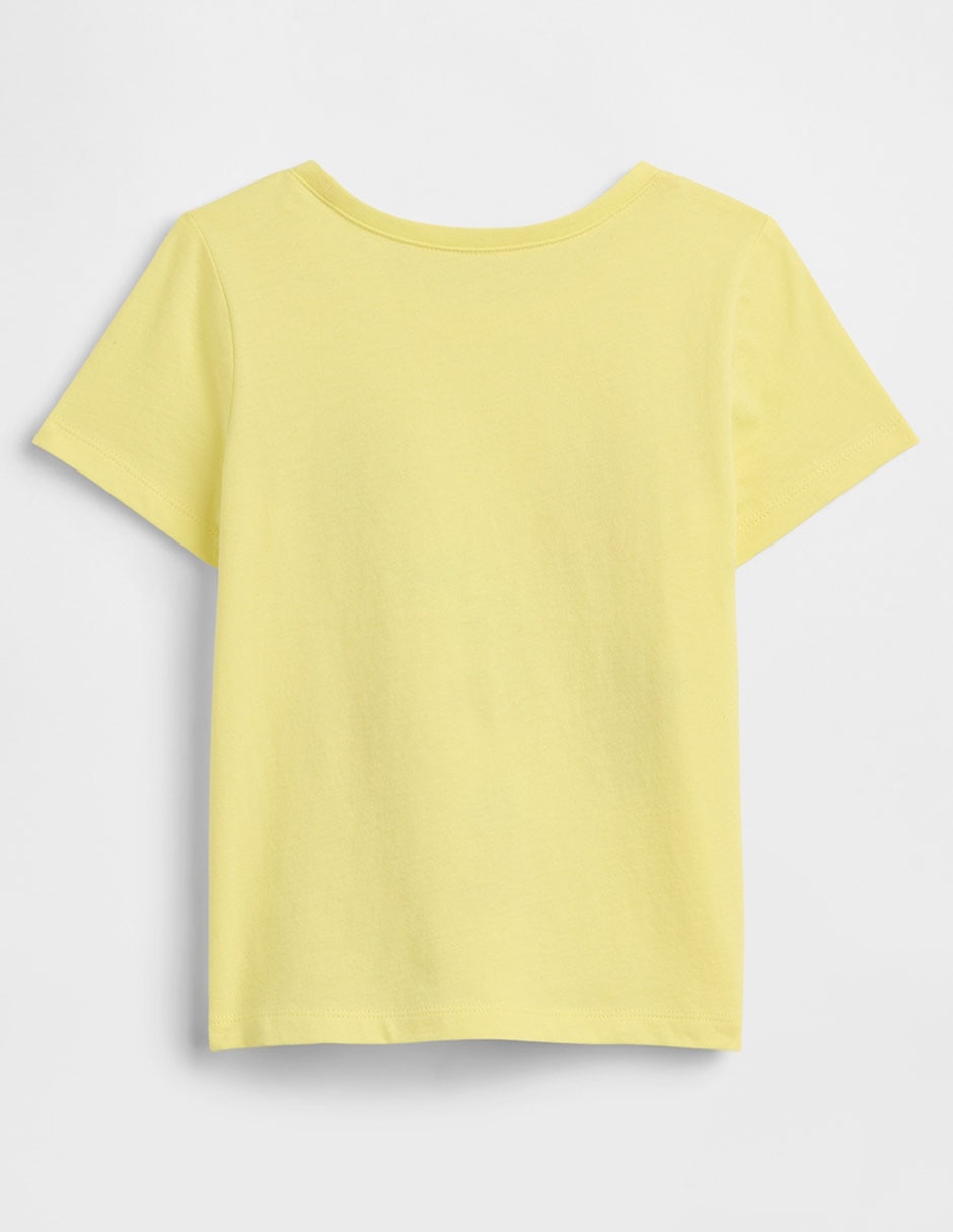 Playera manga corta para niña