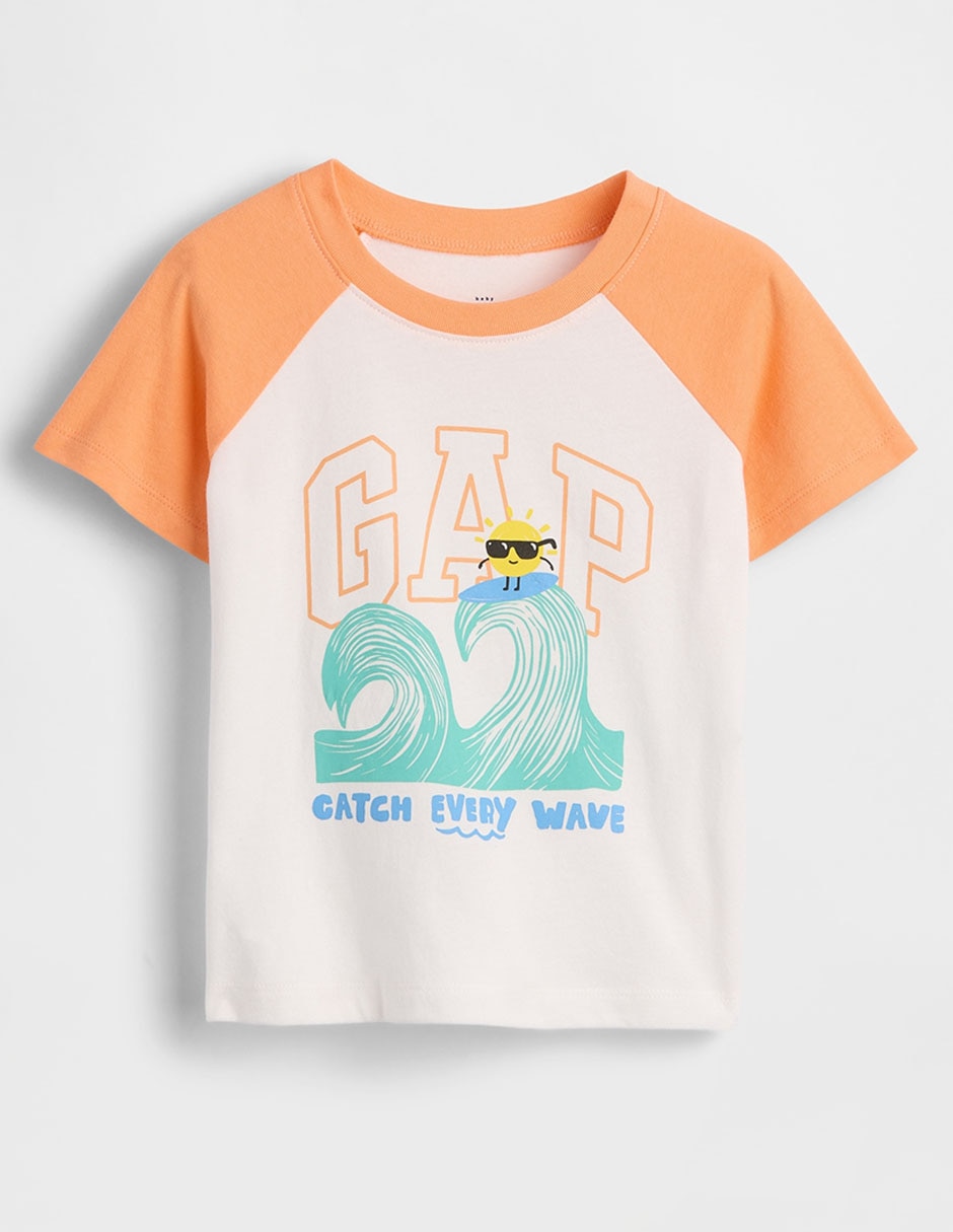 Playera manga corta para niño